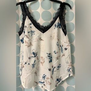 Lightweight sheer floral cami, Size S